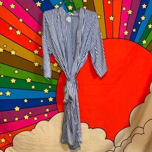 Vintage Victoria's Secret Silk Stripped Robe 🌵 OS
